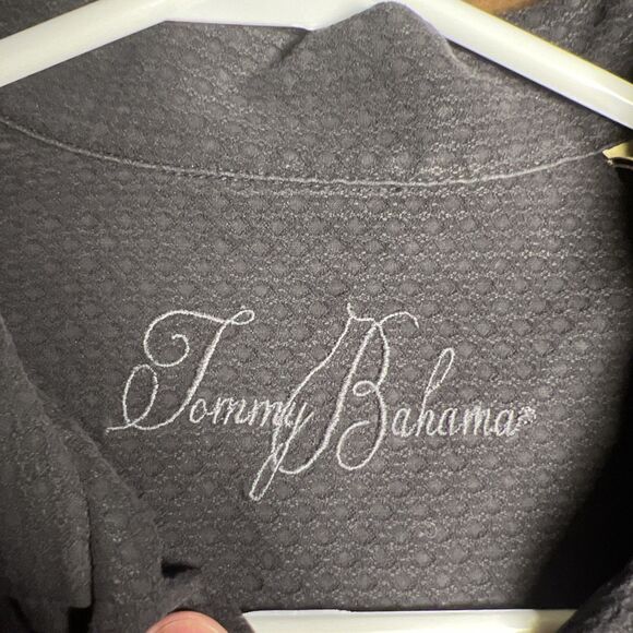 Rare Tommy Bahama Hawaiian Shirt Pocket Rockets Poker Cigar Las Vegas Large - Picture 3 of 7